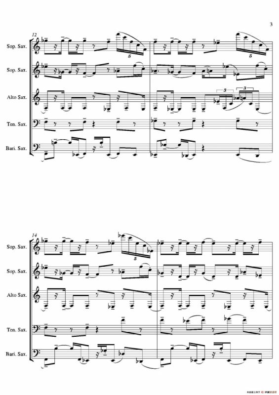 Tango（合奏总谱）