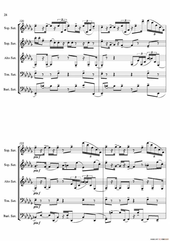 Tango（合奏总谱）