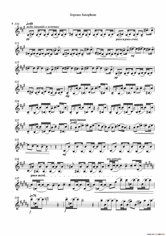 Grigri（四重奏高音萨克斯分谱）