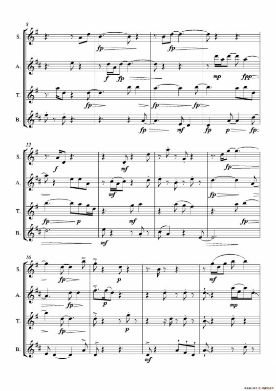 Folk Song（四重奏）