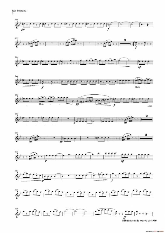 ESTILOS（四重奏高音萨克斯分谱）