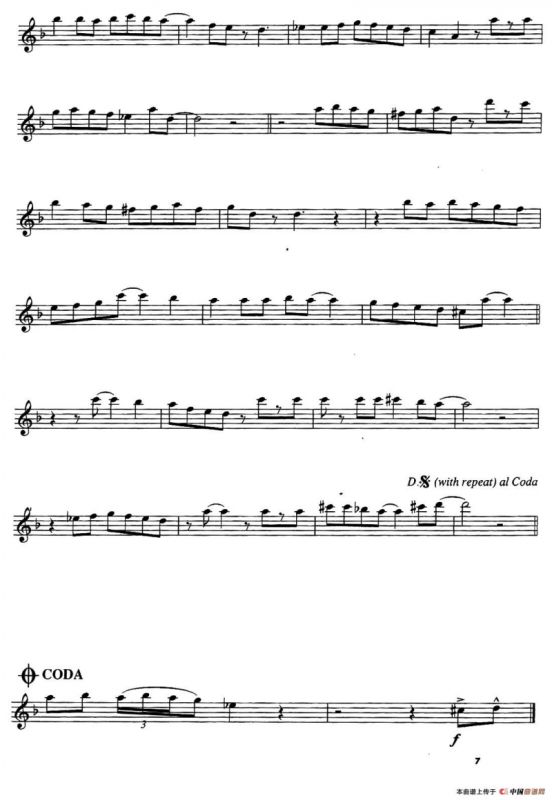 A Night In Tunisia（次中音萨克斯）