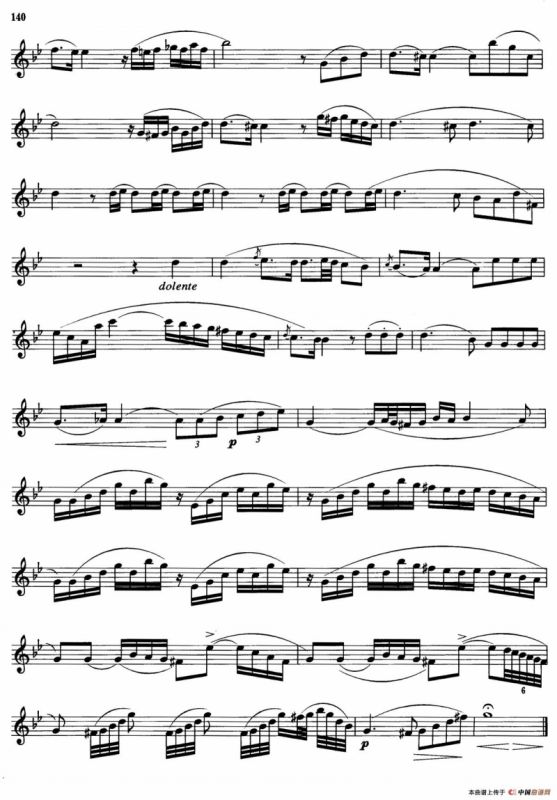 萨克斯管业余考级七级练习曲（8首）