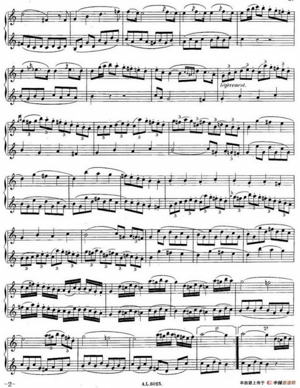 H·Klose练习曲（Quatre Duos Faciles et Concertants Pour 2 Saxophones—No.1）