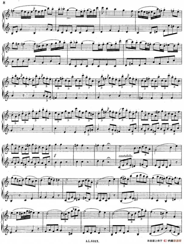 H·Klose二重奏练习曲（No.4）