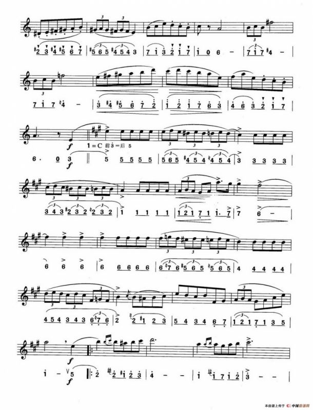 西班牙舞曲（线简谱对照版）