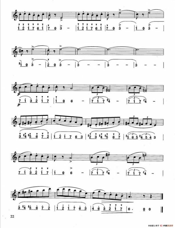 西班牙舞曲（线简谱对照版）