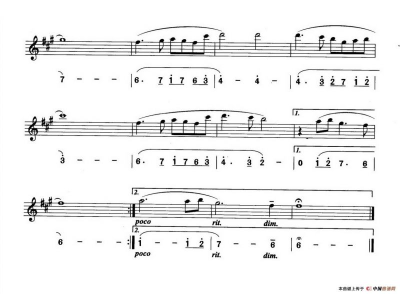 沙巴女王（线简谱对照版）