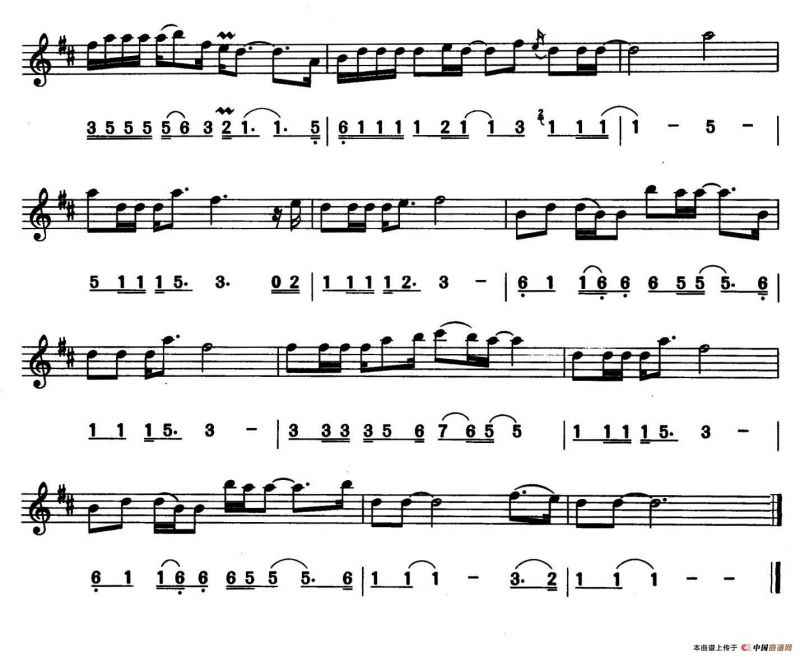 一场游戏一场梦（线简谱对照版）