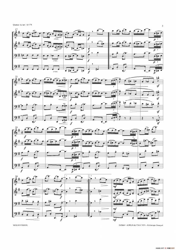 Heliotrope Bouquet（四重奏）