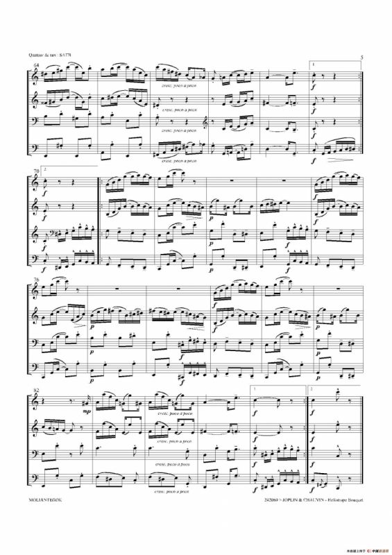 Heliotrope Bouquet（四重奏）