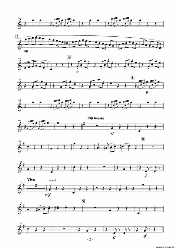 Haruka naru Warutsu（木管四重奏上低音萨克斯分谱）