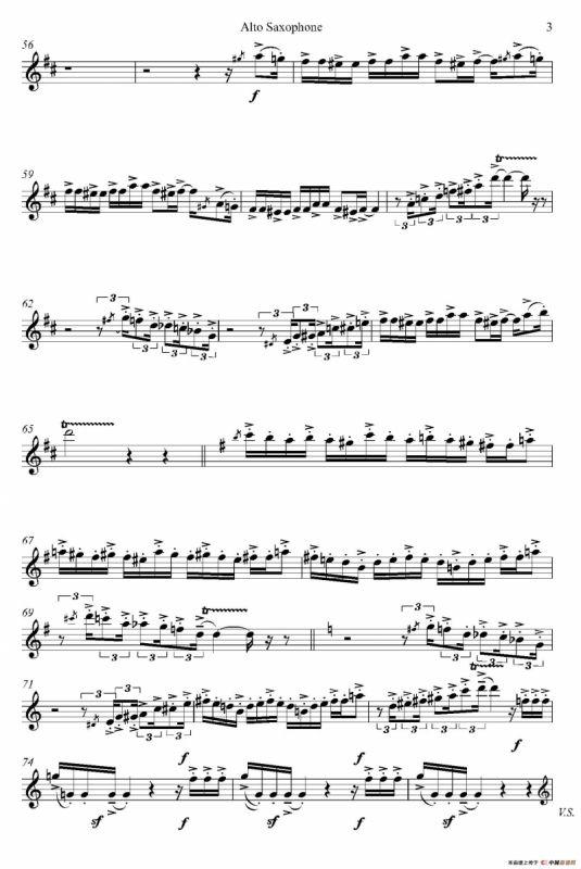 HUMORESKE（中音萨克斯独奏）