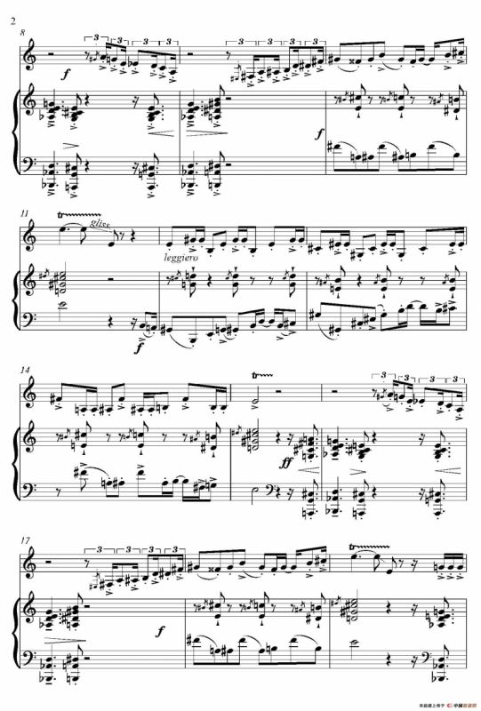 HUMORESKE（中音萨克斯+钢琴伴奏）