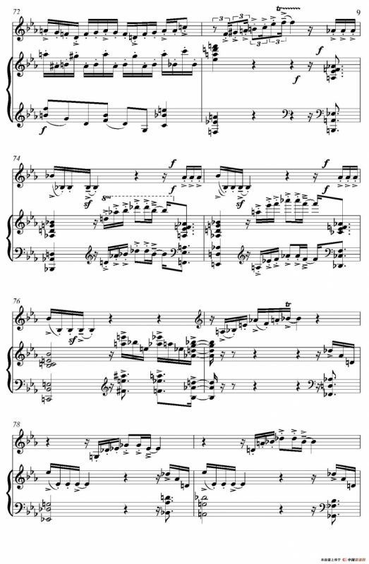 HUMORESKE（中音萨克斯+钢琴伴奏）