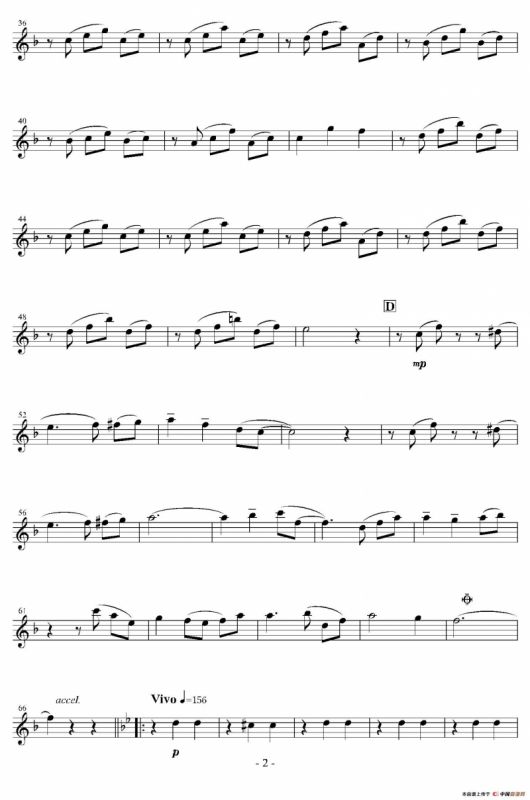 In the Green and Red Season（次中音萨克斯分谱）