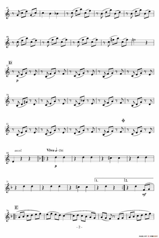 In the Green and Red Season（第二中音萨克斯分谱）