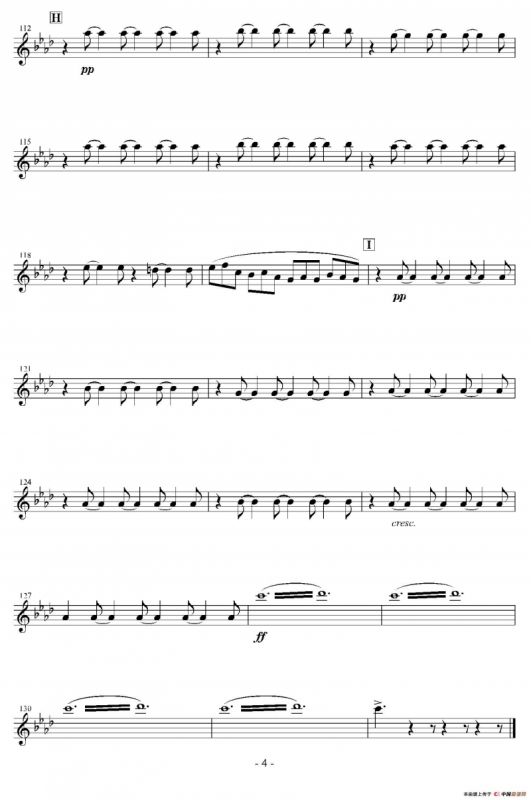 In the Green and Red Season（第二中音萨克斯分谱）