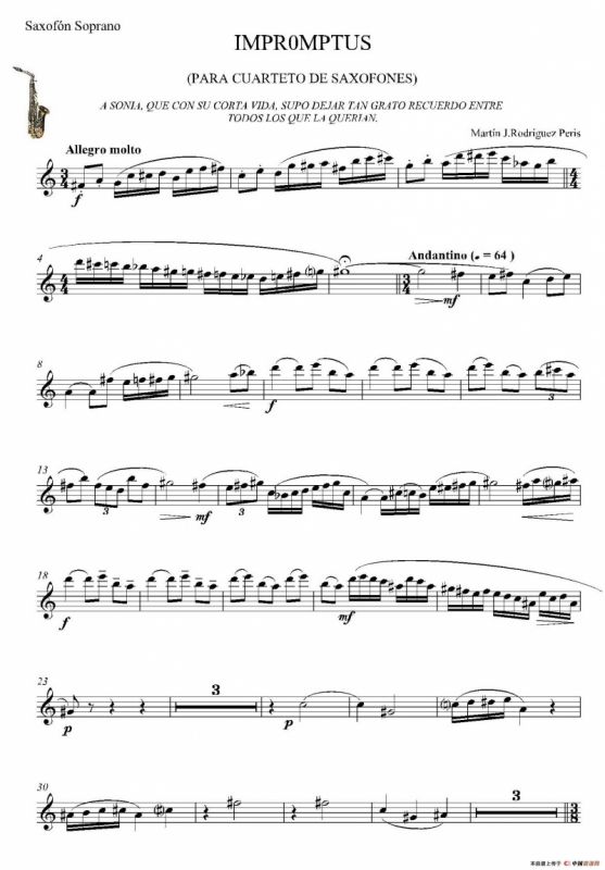 IMPROMTUS（高音萨克斯分谱））