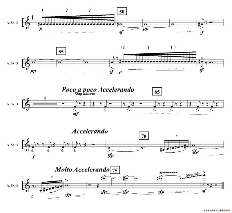Ingravity（第四乐章）（第三中音萨克斯分谱）
