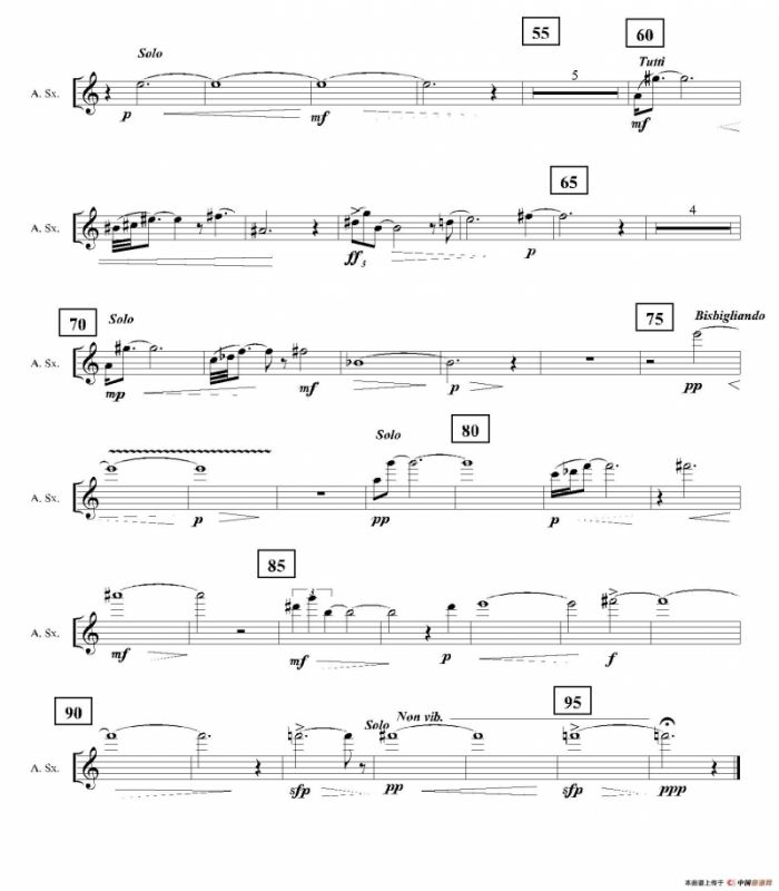 Ingravity（第三乐章）（中音萨克斯分谱）