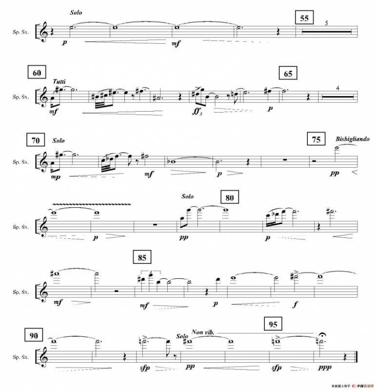 Ingravity（第三乐章）（高音萨克斯分谱）