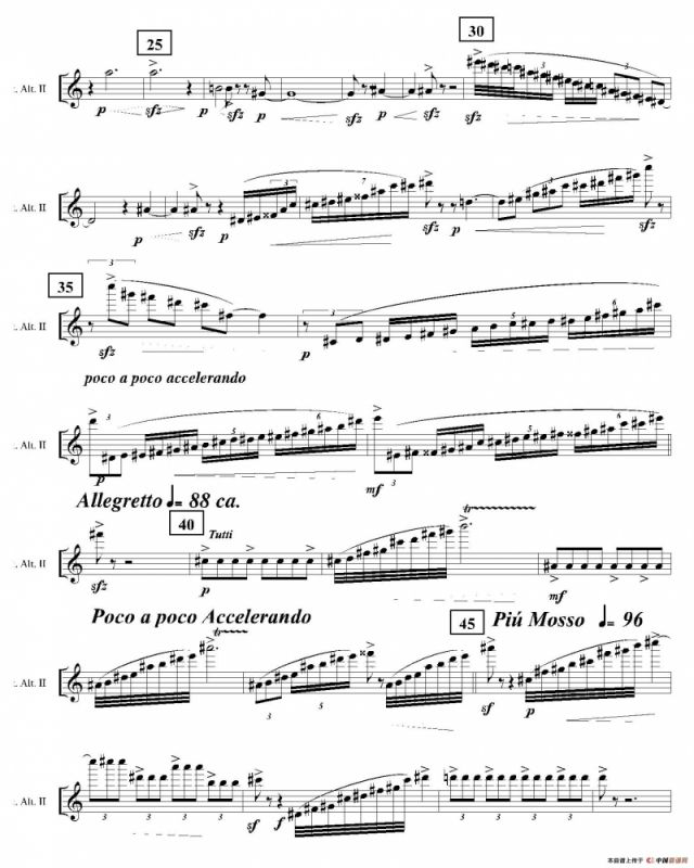 Ingravity（第二乐章）（第二中音萨克斯分谱）