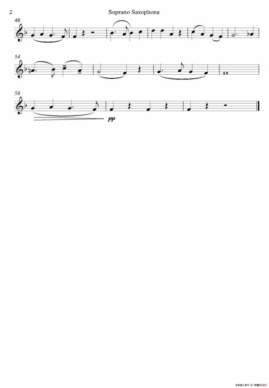 Midwinter Carol（四重奏分谱）