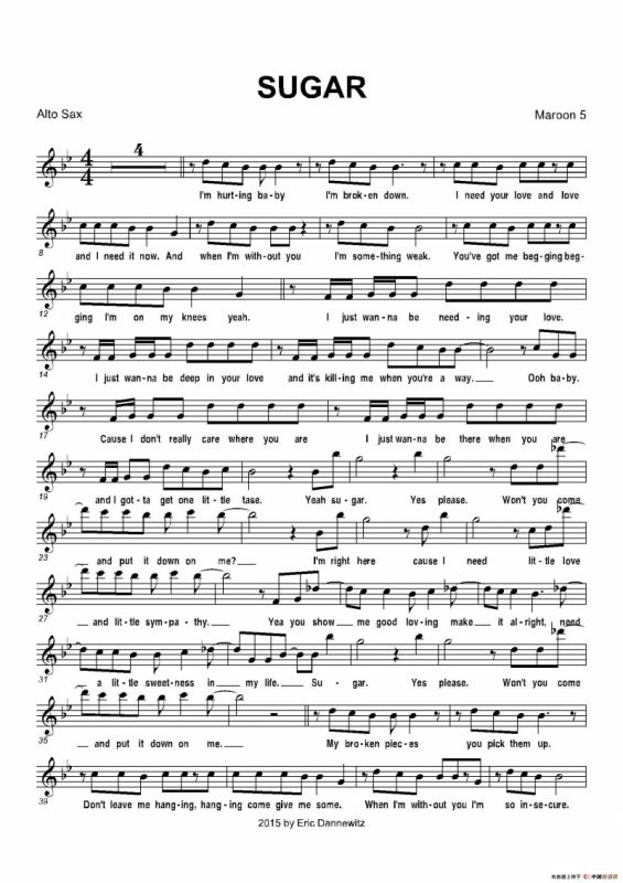 sugar（糖果）（中音萨克斯）