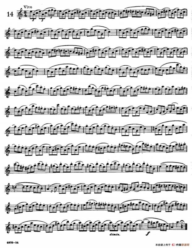 25 Daily Exercices for Saxophone（9—17）