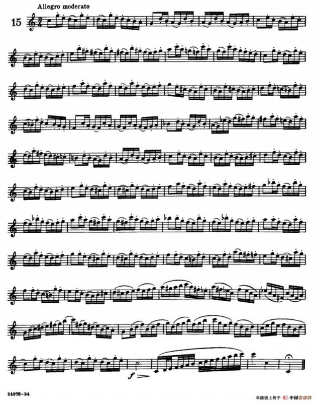 25 Daily Exercices for Saxophone（9—17）