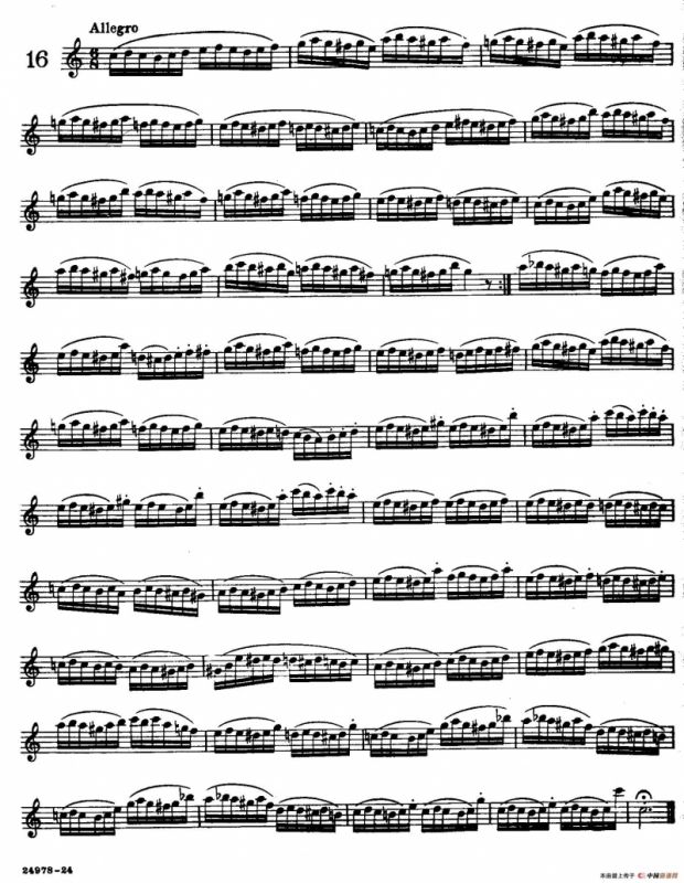 25 Daily Exercices for Saxophone（9—17）