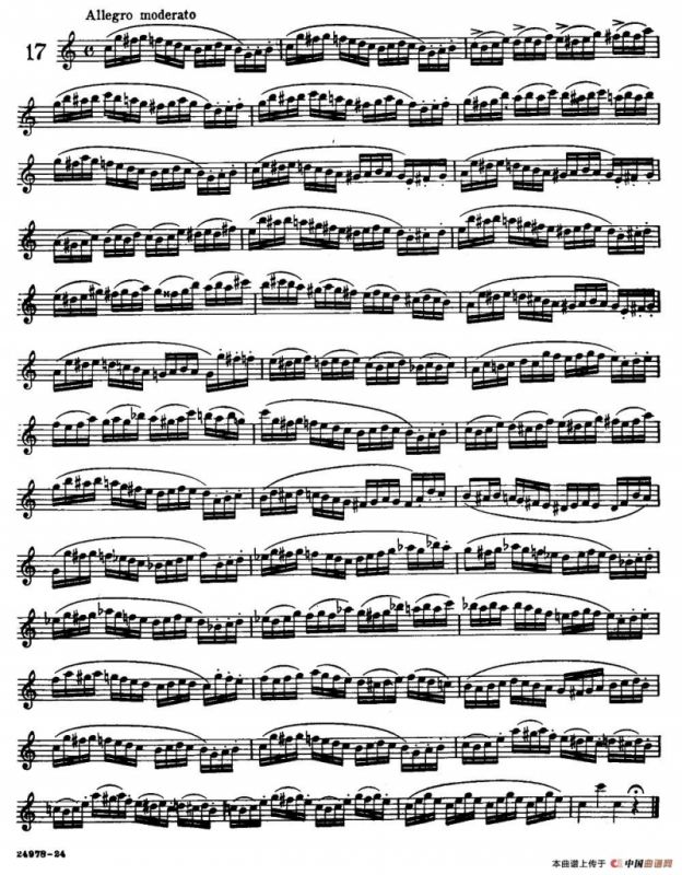 25 Daily Exercices for Saxophone（9—17）