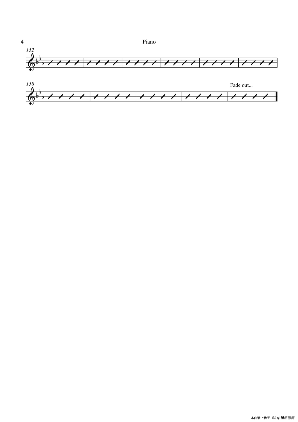 The Girl From Ipanema（Piano）