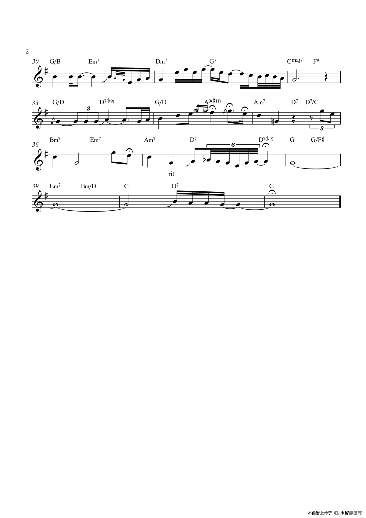 The Christmas Song（高音萨克斯）