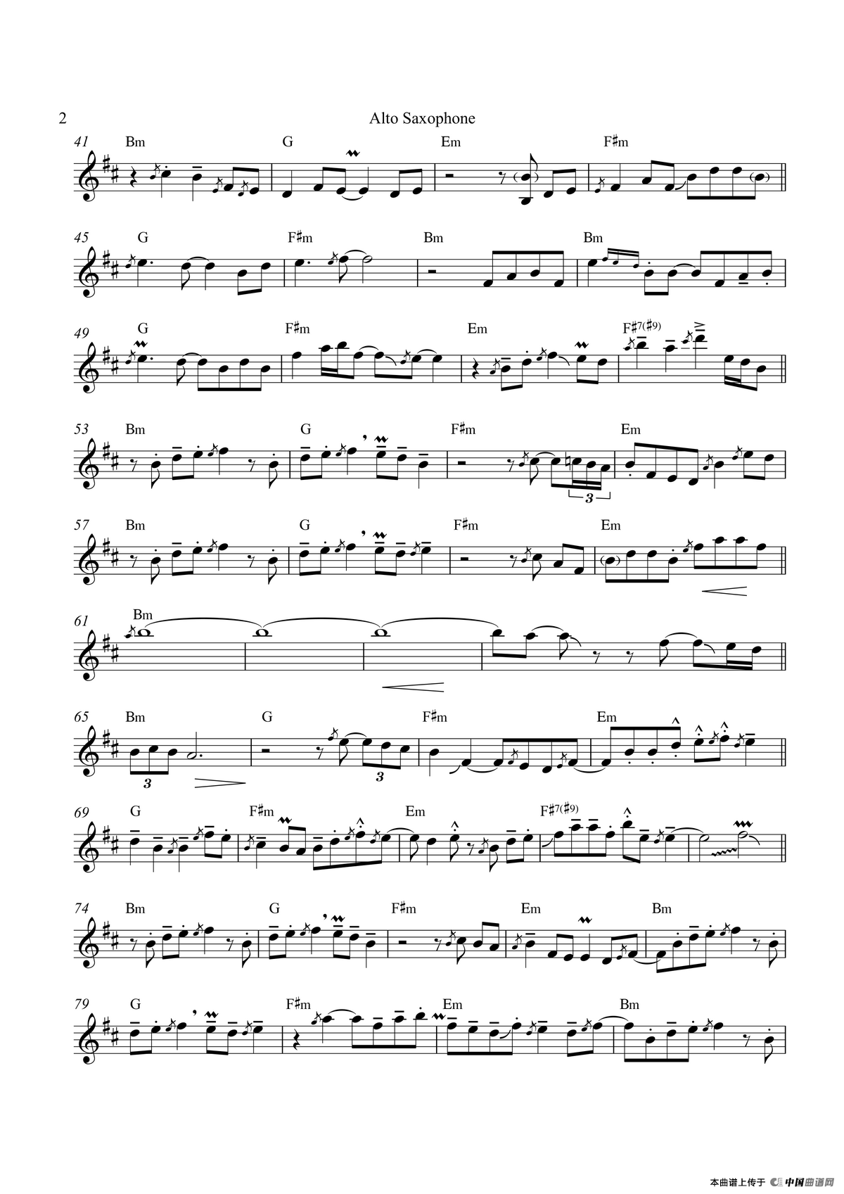 Tell Me About It（中音萨克斯）