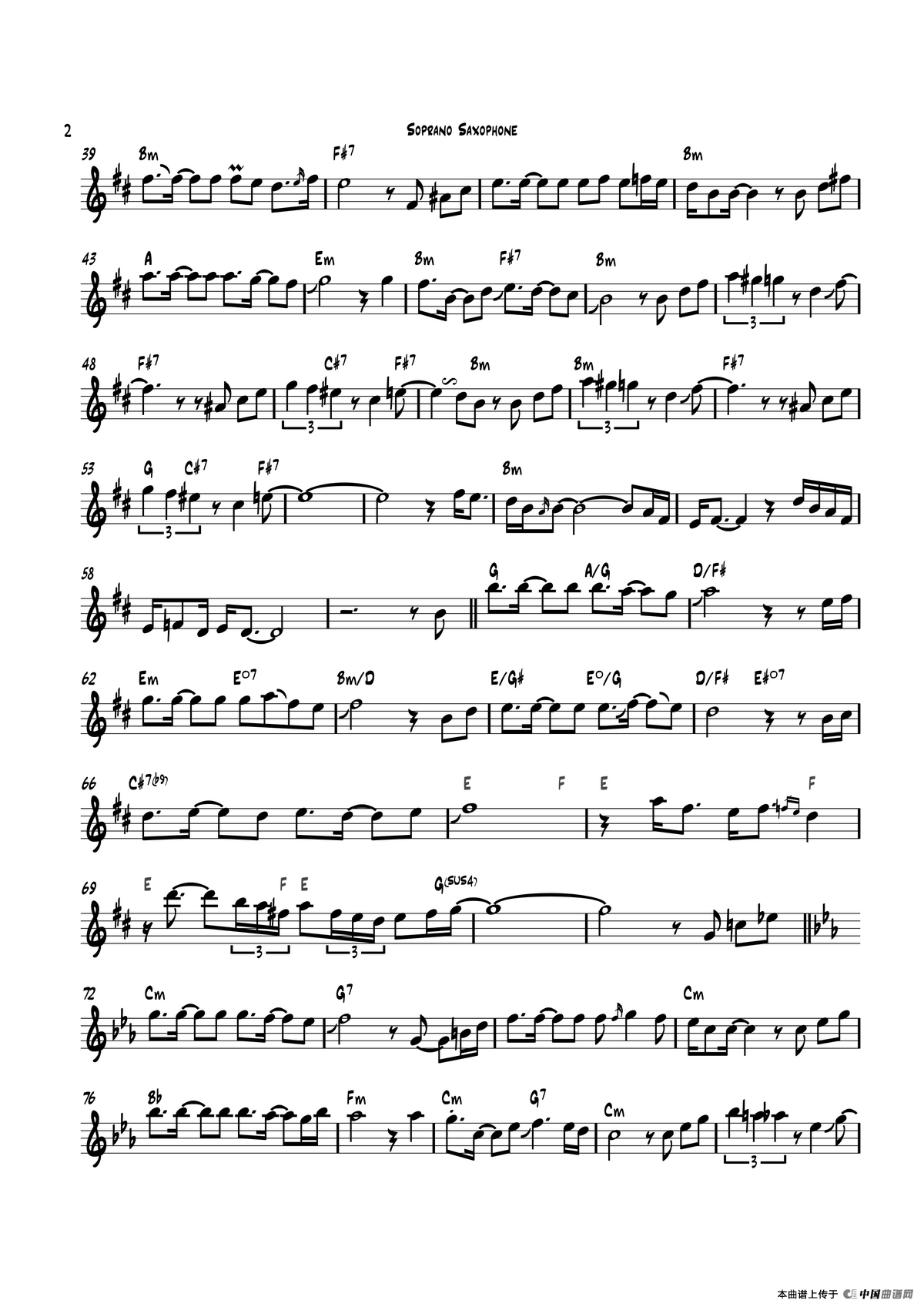 Tango（高音萨克斯）