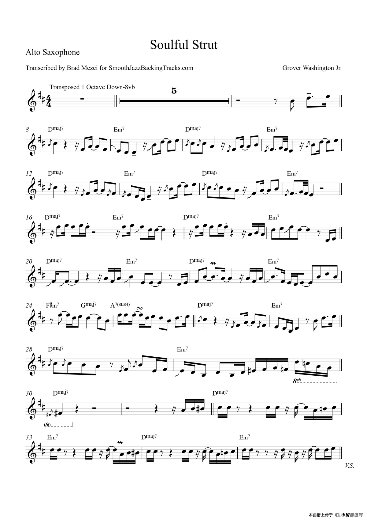 Soulful Strut（中音萨克斯）