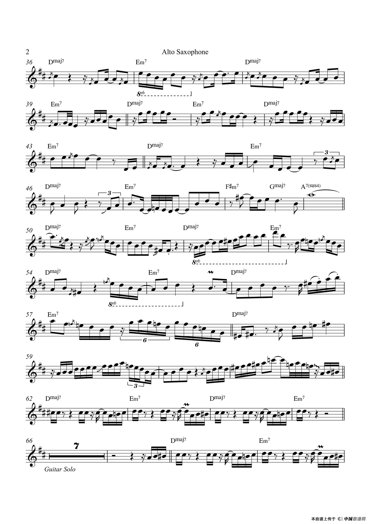 Soulful Strut（中音萨克斯）