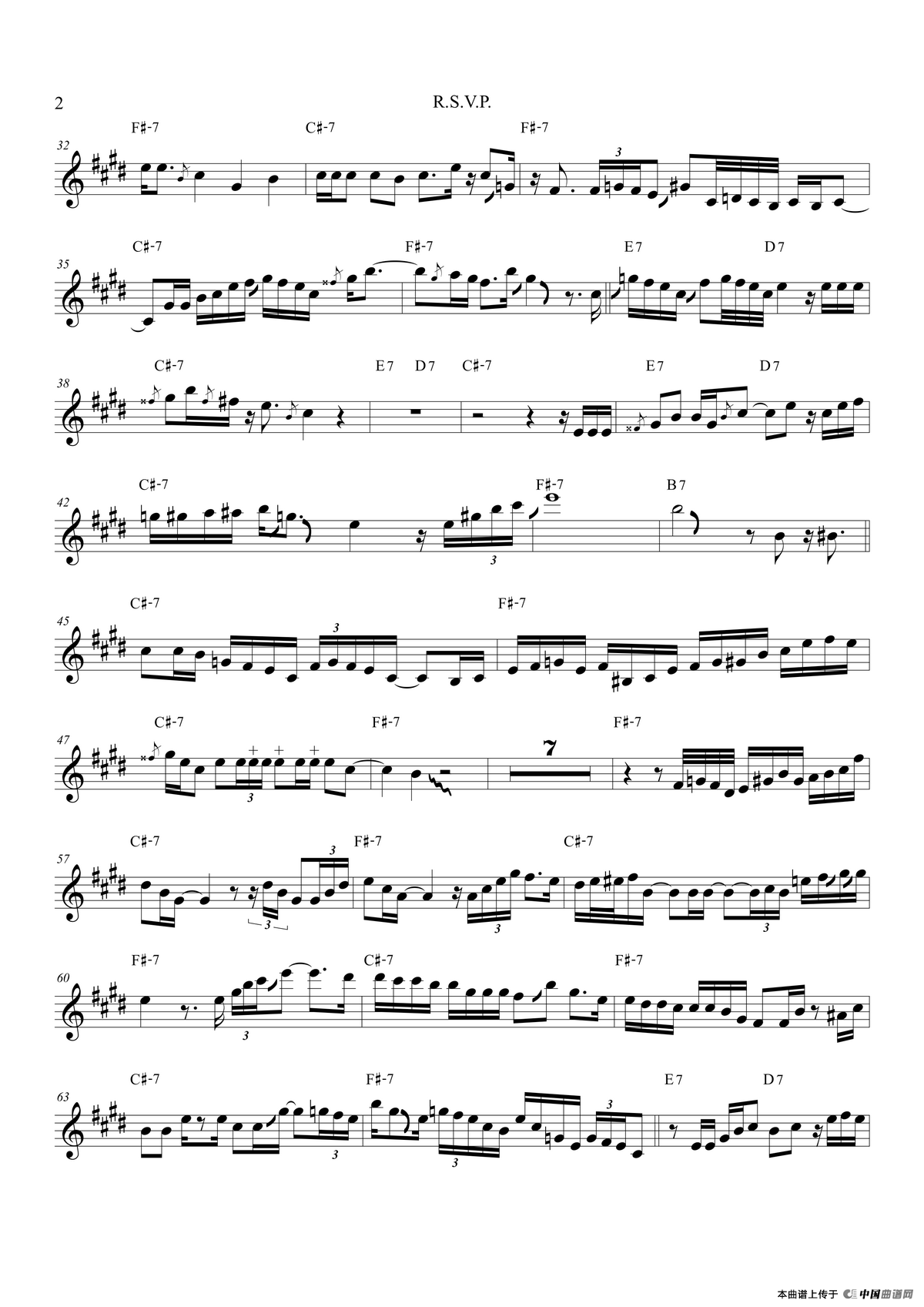 R.S.V.P（中音萨克斯）