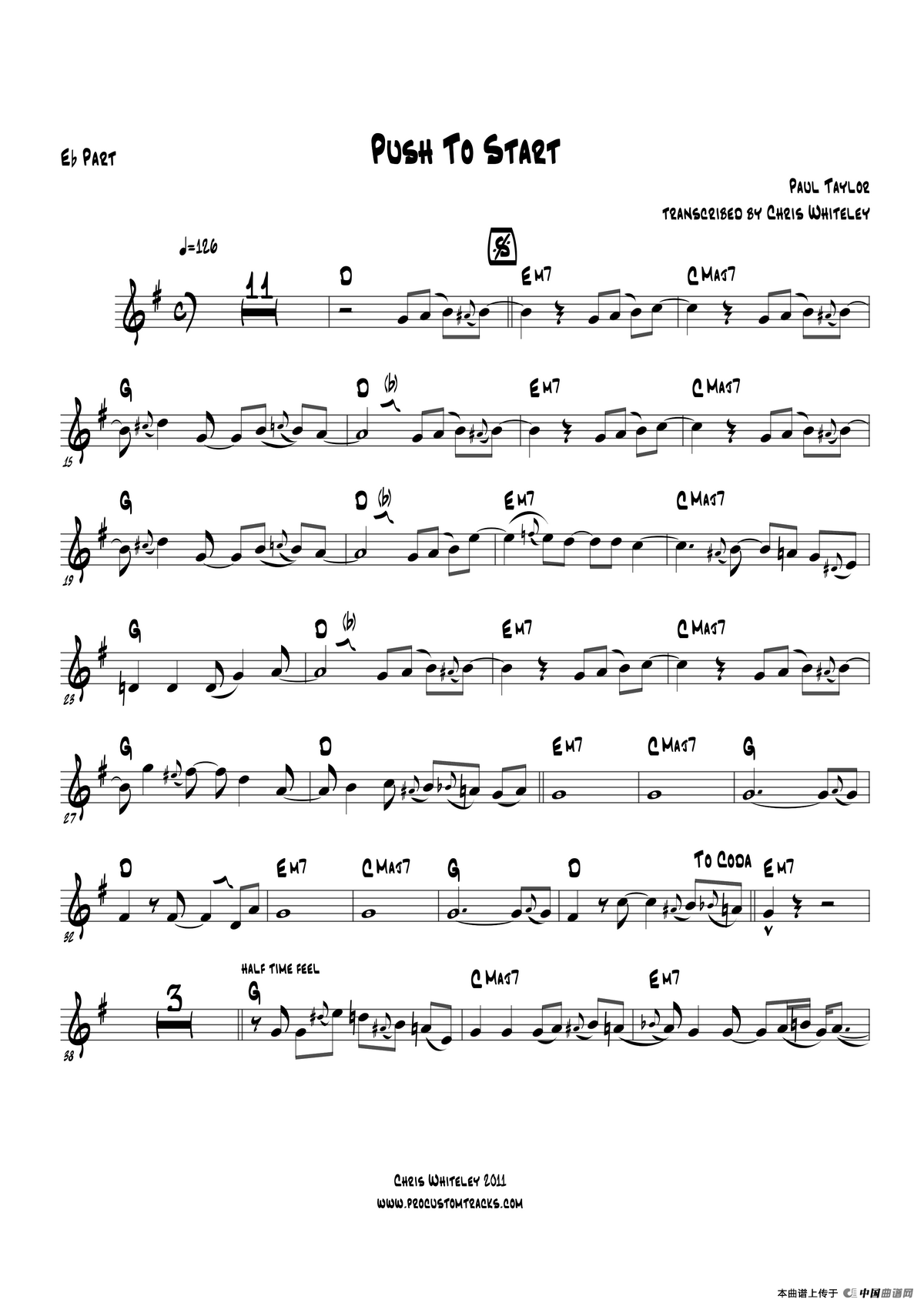 Push To Start（Eb Part）