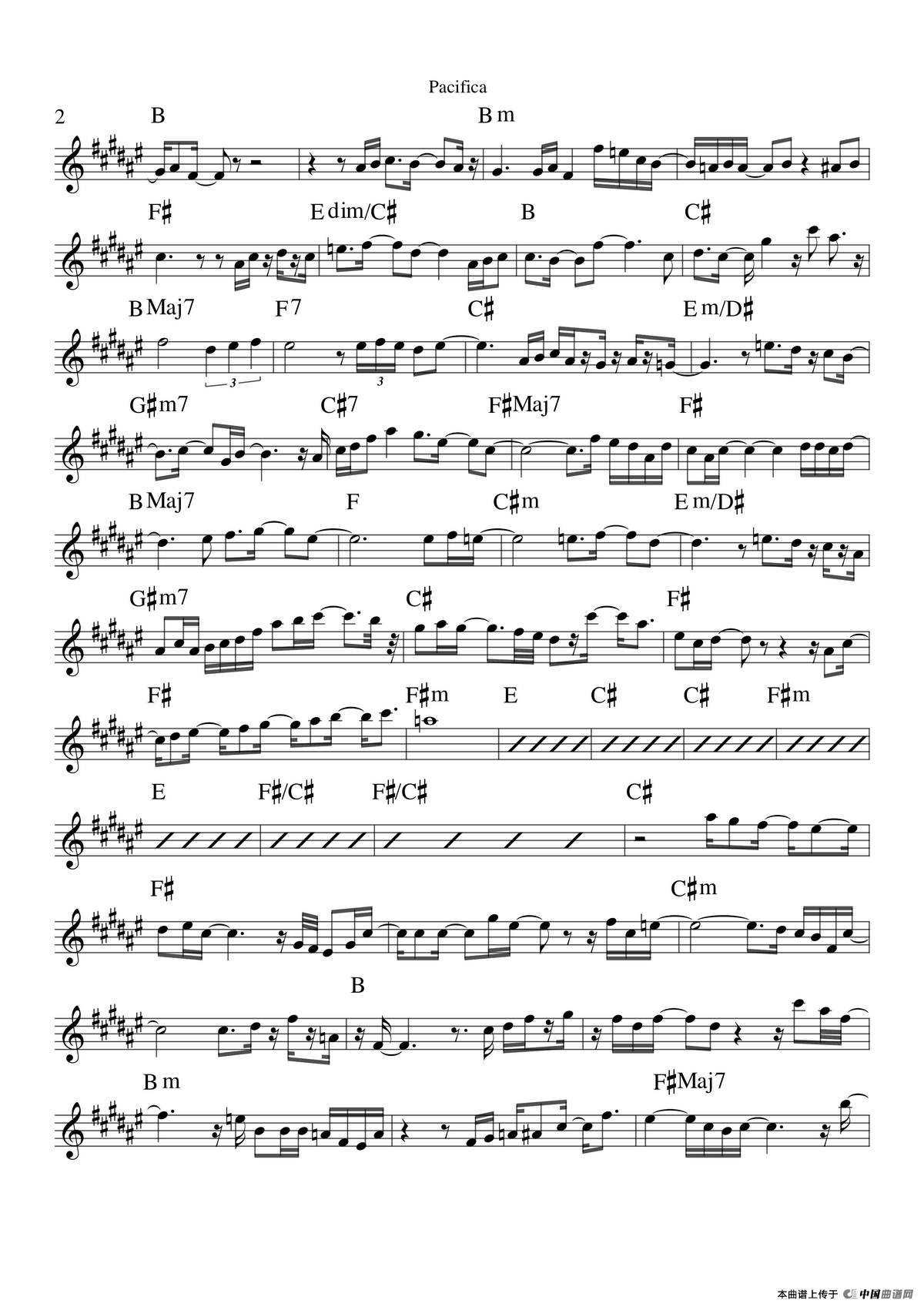 Pacifica（中音萨克斯）