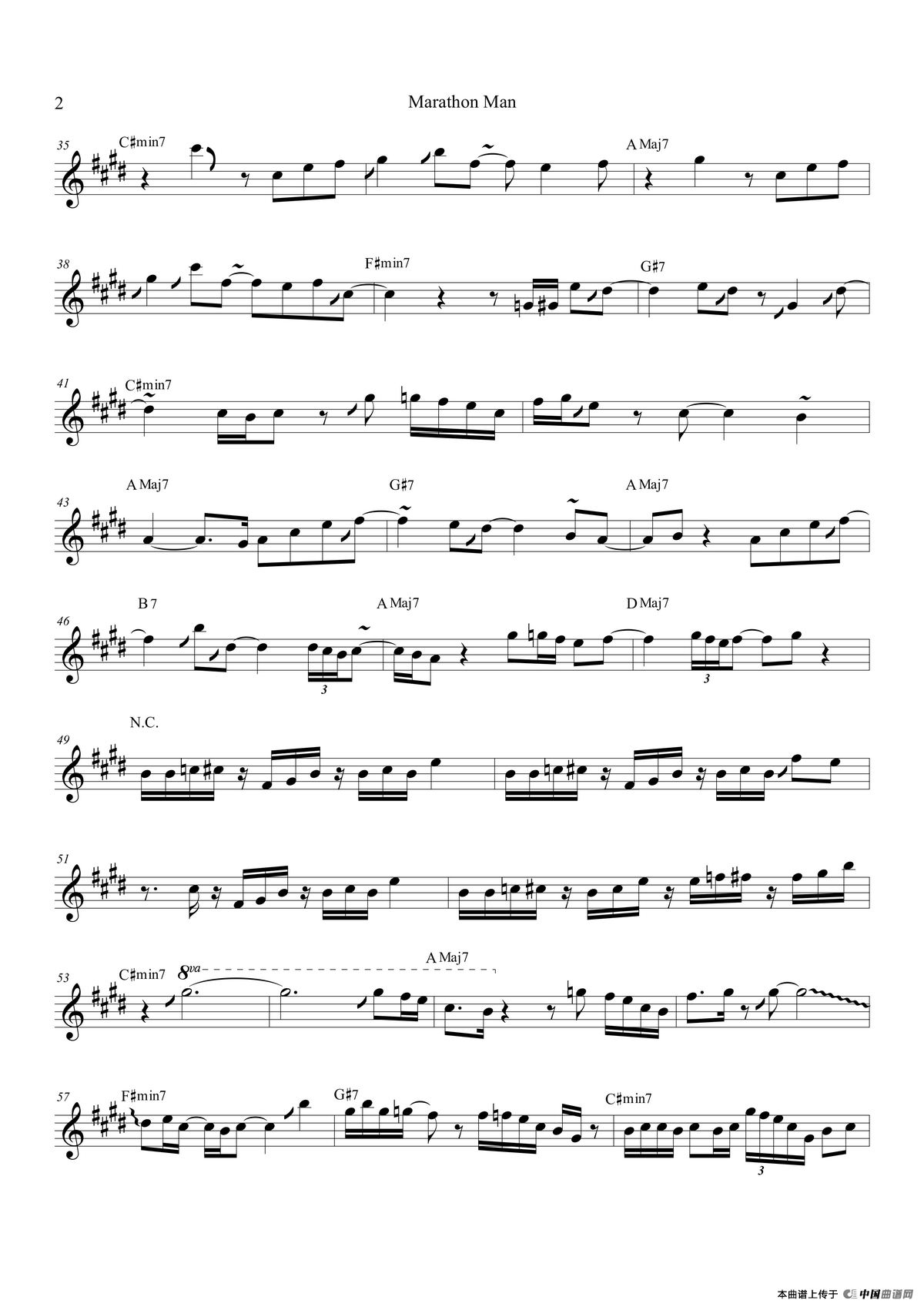 Marathon Man（中音萨克斯）