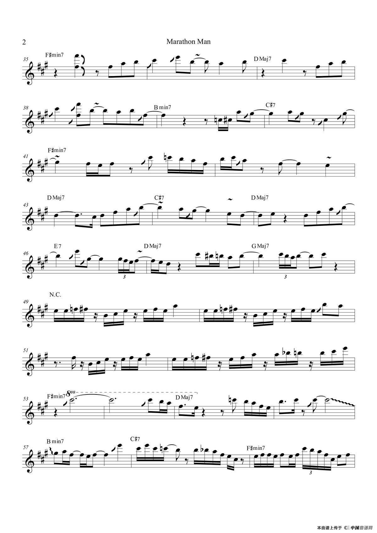 Marathon Man（次中音萨克斯）