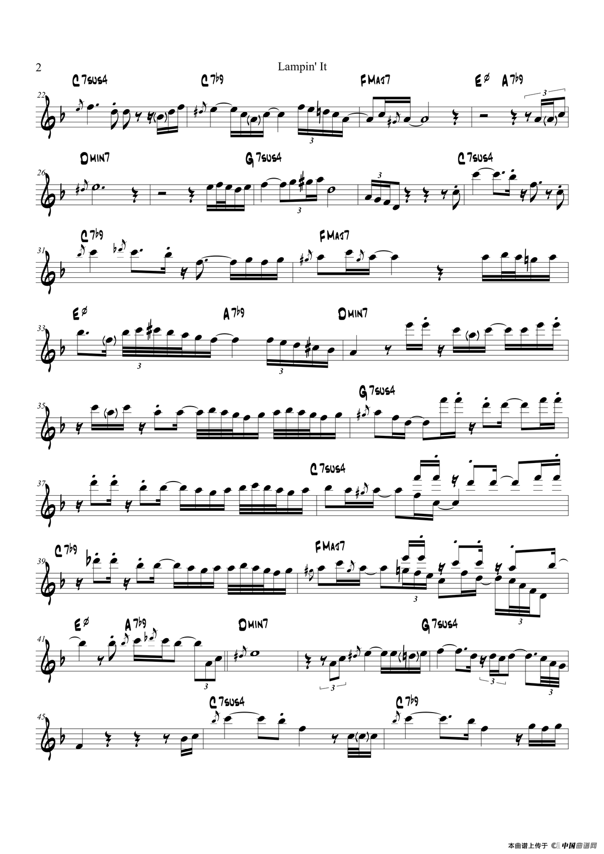 LampinIt（次中音萨克斯）