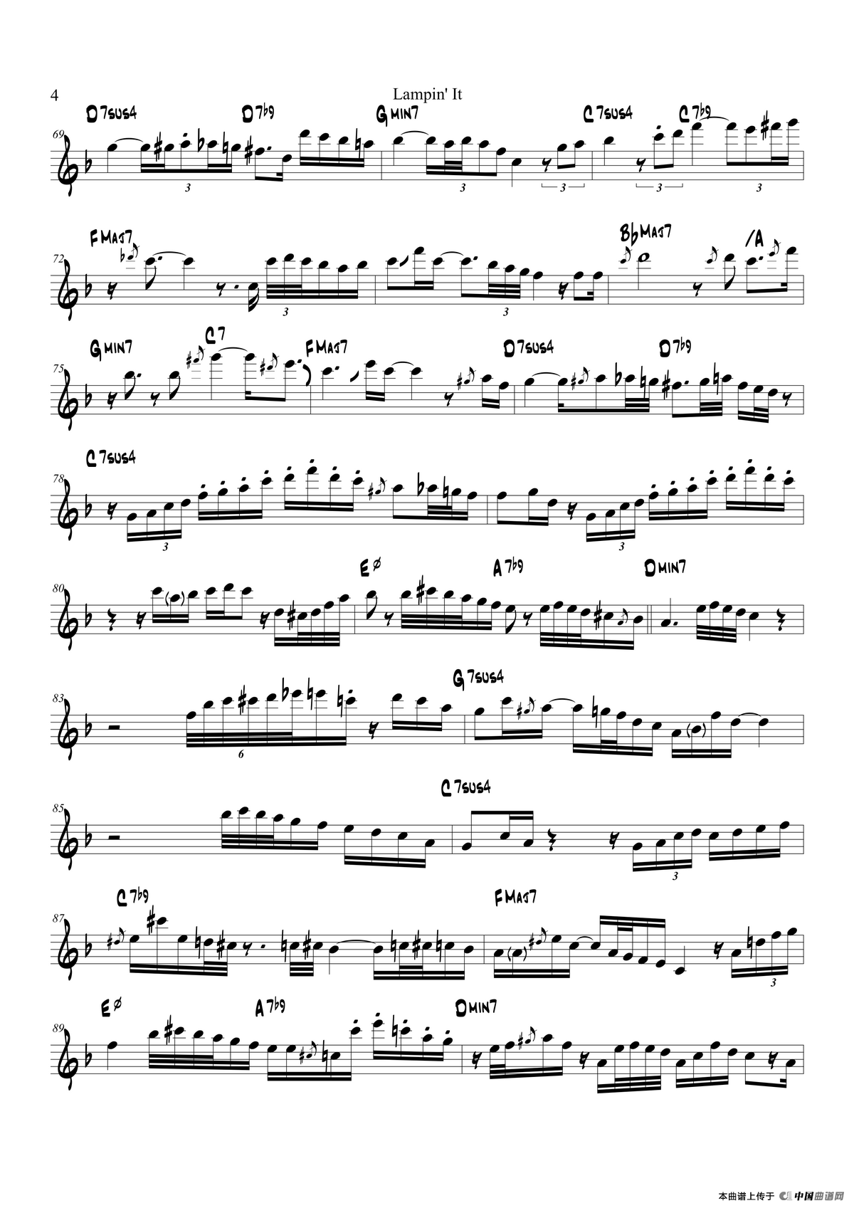 LampinIt（次中音萨克斯）