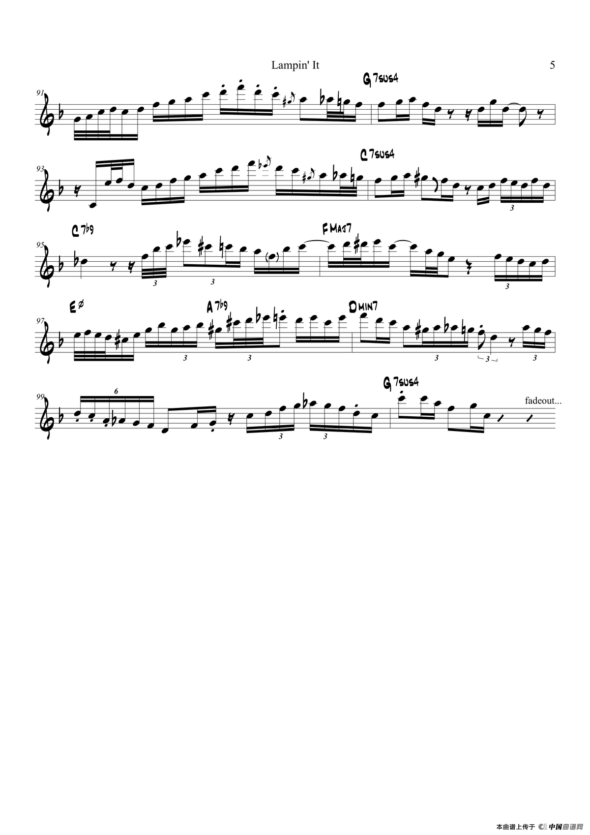 LampinIt（次中音萨克斯）