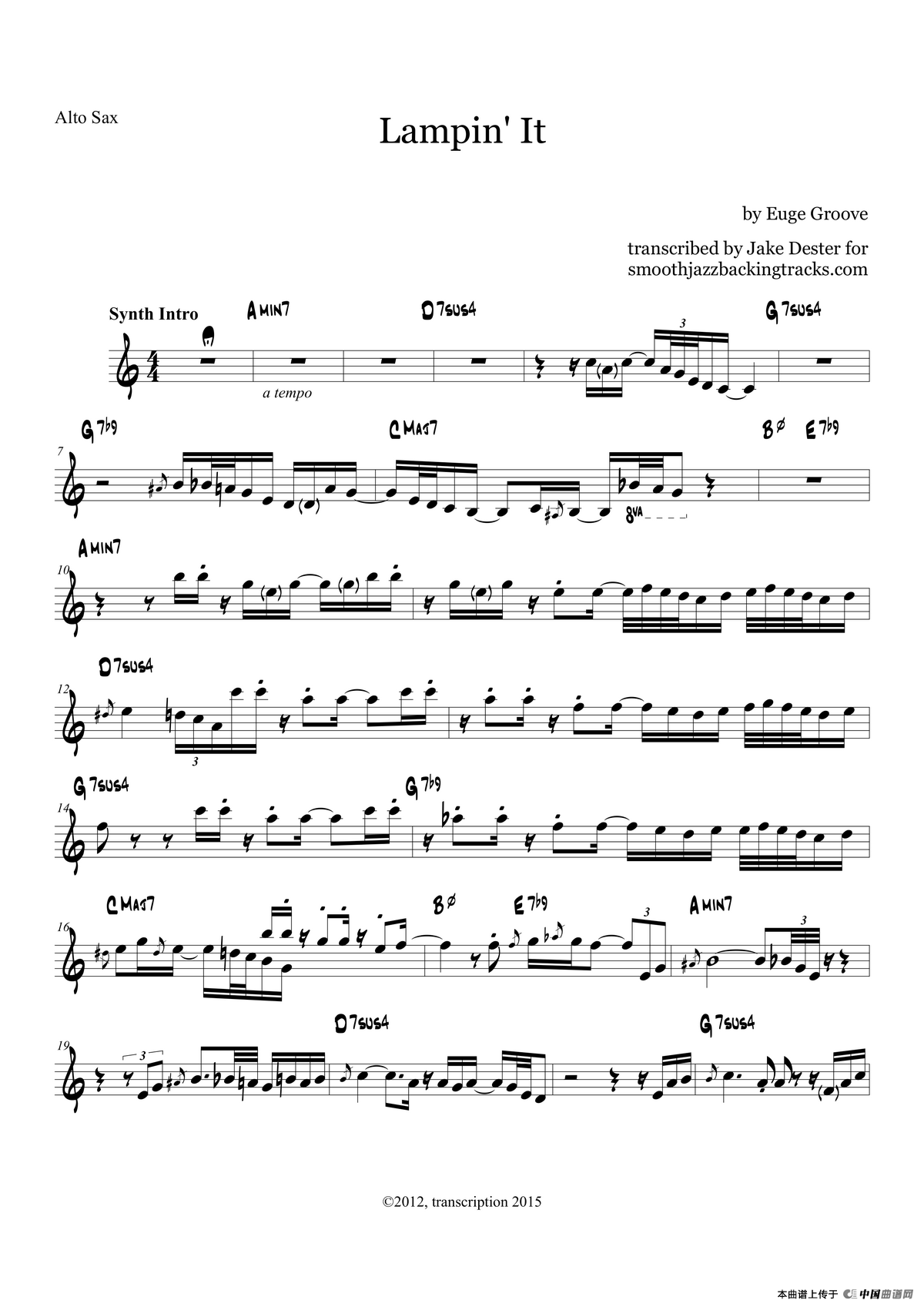 LampinIt（中音萨克斯）