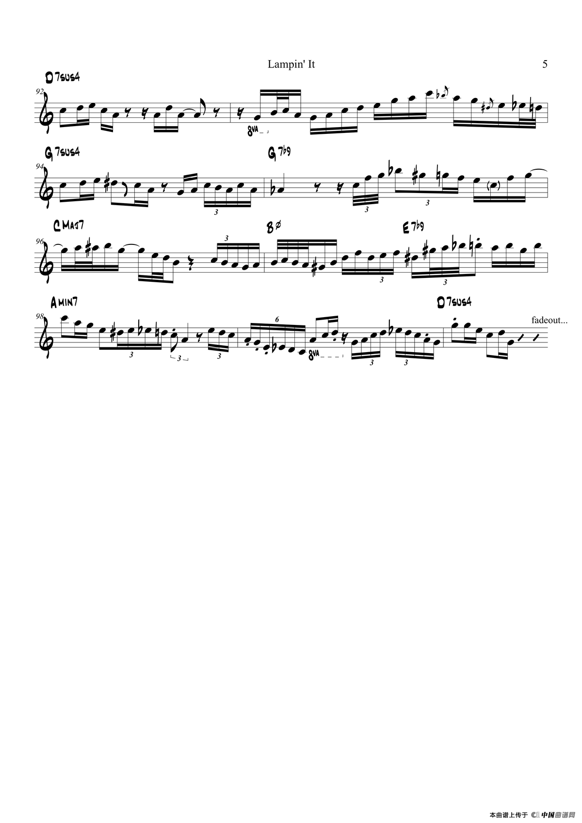 LampinIt（中音萨克斯）