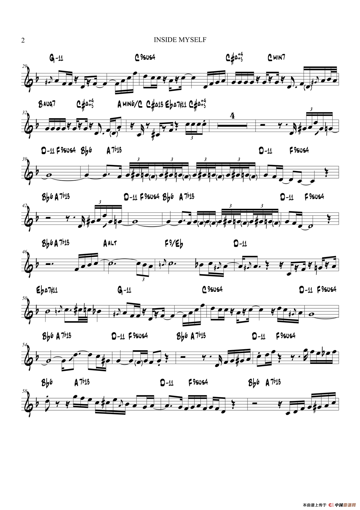 Inside Myself（高音萨克斯）